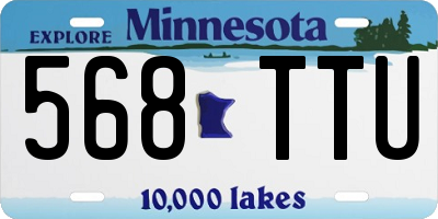 MN license plate 568TTU