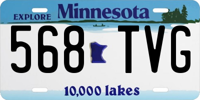MN license plate 568TVG