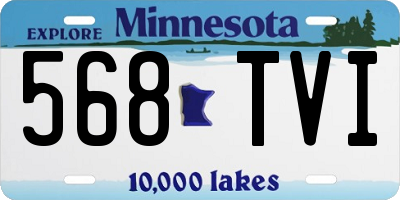 MN license plate 568TVI