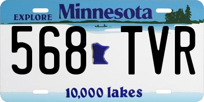 MN license plate 568TVR