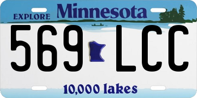 MN license plate 569LCC
