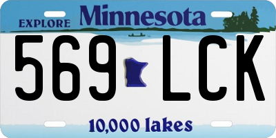 MN license plate 569LCK