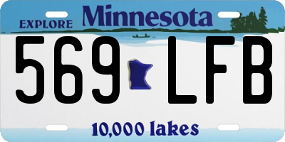 MN license plate 569LFB