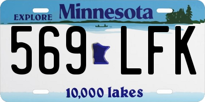 MN license plate 569LFK