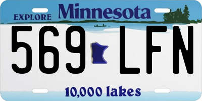 MN license plate 569LFN