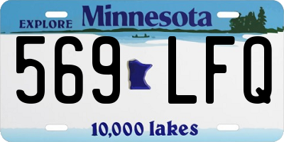 MN license plate 569LFQ
