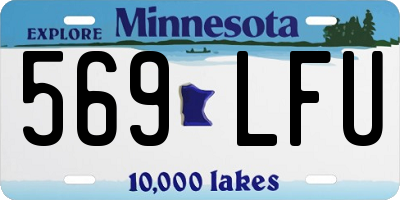 MN license plate 569LFU