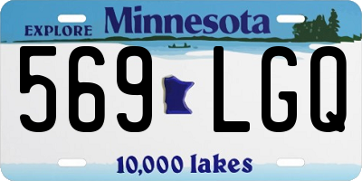 MN license plate 569LGQ