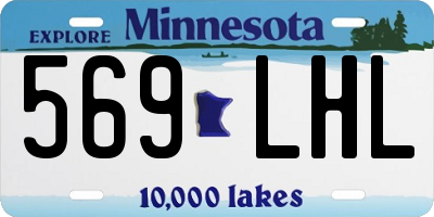 MN license plate 569LHL