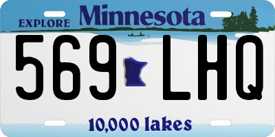 MN license plate 569LHQ