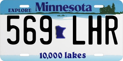 MN license plate 569LHR