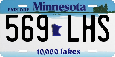 MN license plate 569LHS