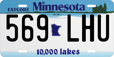 MN license plate 569LHU