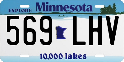 MN license plate 569LHV