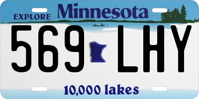 MN license plate 569LHY
