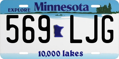 MN license plate 569LJG