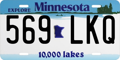 MN license plate 569LKQ