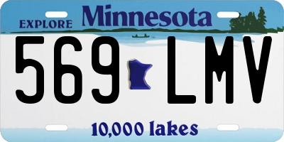 MN license plate 569LMV