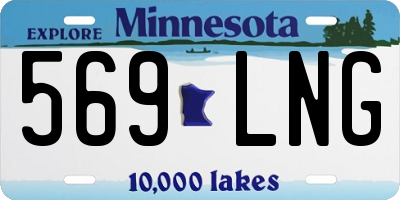 MN license plate 569LNG