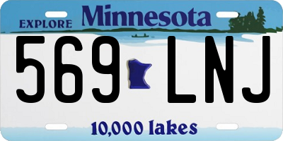 MN license plate 569LNJ