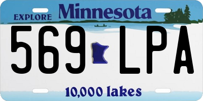 MN license plate 569LPA