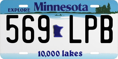 MN license plate 569LPB