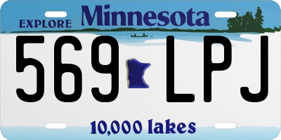 MN license plate 569LPJ