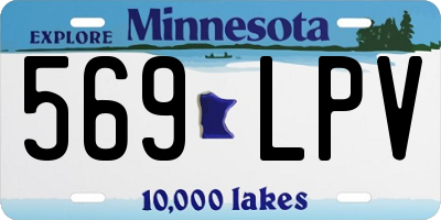 MN license plate 569LPV