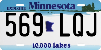MN license plate 569LQJ