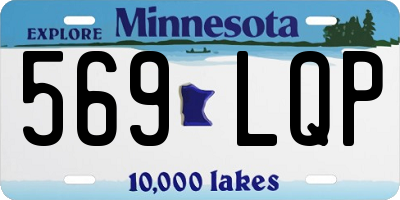 MN license plate 569LQP