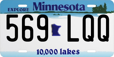 MN license plate 569LQQ