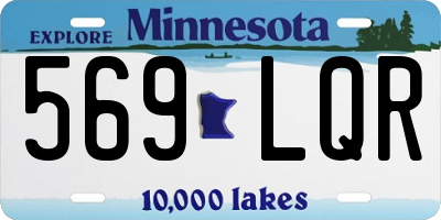 MN license plate 569LQR