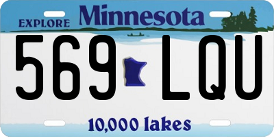 MN license plate 569LQU