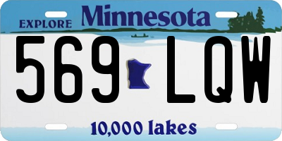 MN license plate 569LQW