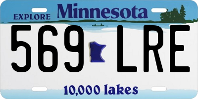 MN license plate 569LRE