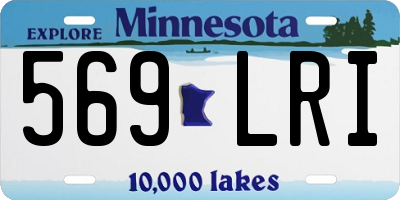 MN license plate 569LRI