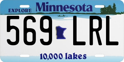 MN license plate 569LRL
