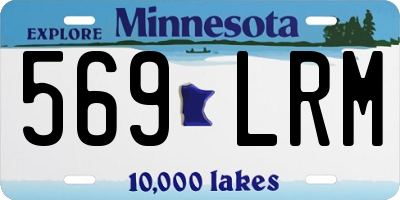 MN license plate 569LRM