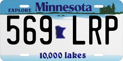 MN license plate 569LRP