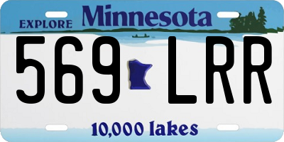 MN license plate 569LRR