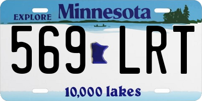 MN license plate 569LRT
