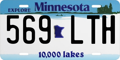 MN license plate 569LTH