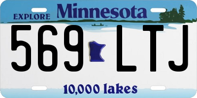 MN license plate 569LTJ