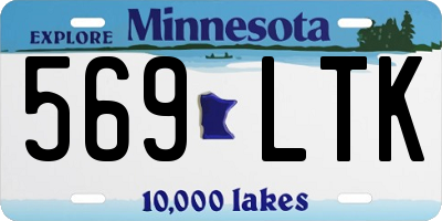 MN license plate 569LTK