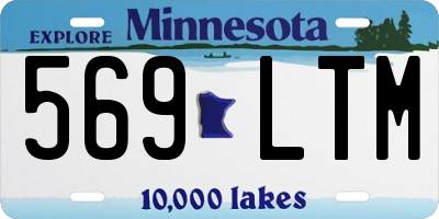 MN license plate 569LTM