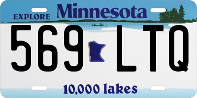 MN license plate 569LTQ