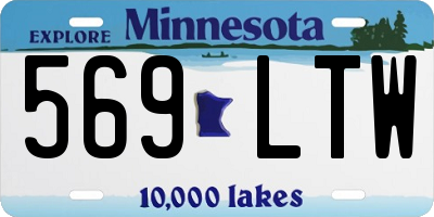 MN license plate 569LTW