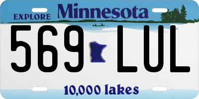 MN license plate 569LUL