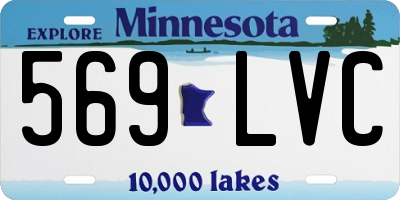 MN license plate 569LVC