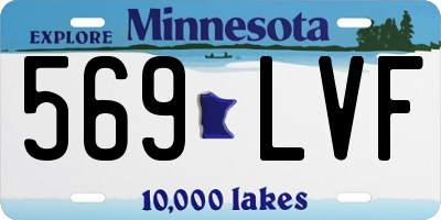 MN license plate 569LVF